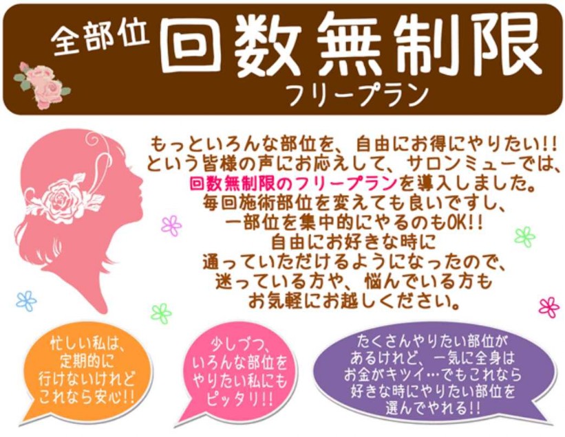 回数無制限フリープラン